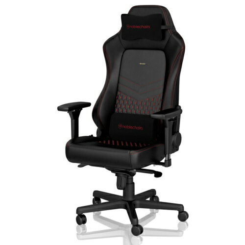 noblechairs ノーブルチェアーズ NBL-HRO-RL-BRD-SGL レッド HERO - Real Leather ゲーミングチェア
