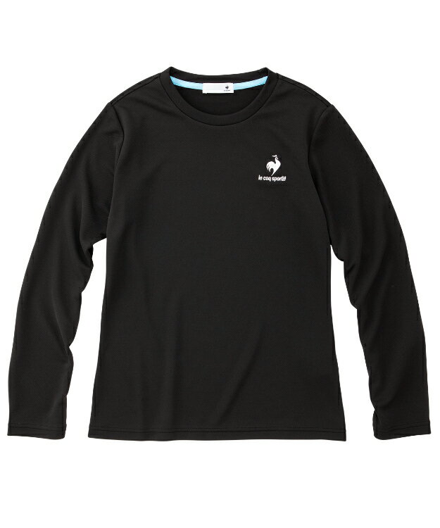 ルコック スポルティフ le coq sportif レディース エコペットロングスリーブシャツ ブラック QMWTJB30Z BLK