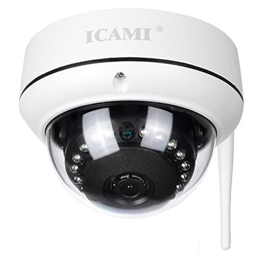 楽天市場】ICAMI 防犯カメラ HD 1080P ワイヤレス ICAMI-CA-530C-R