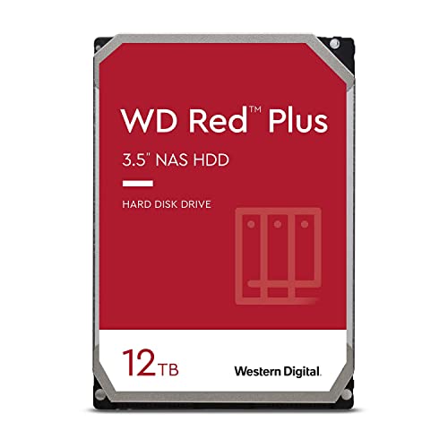 Western Digital 内蔵HDD 12TB WD Red Plus NAS RAID (CMR) 3.5インチ WD120EFBX-EC