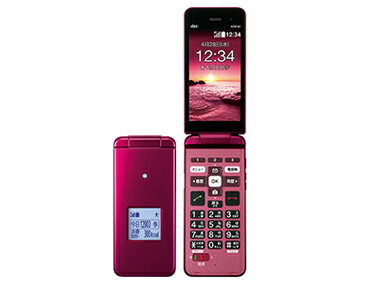 ☆ SoftBank かんたん携帯9 505SH ワインレッド ムスビー｜【SIMフリー】かんたん携帯9 505SH ワインレッド