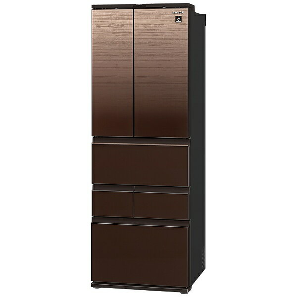 楽天市場】シャープ SHARP 6ドア 冷蔵庫 457L グラデーションウッド