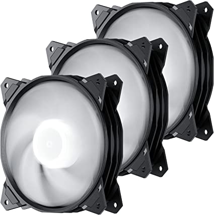 upHere 120mm PCケースファン 静音タイプ PF120WT3-3