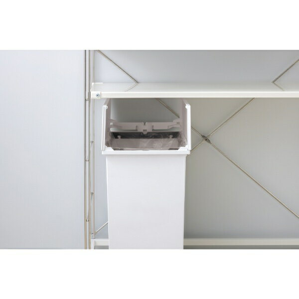 GPRB050 H＆H棚下で使えるペダルダストボックス45L DGY