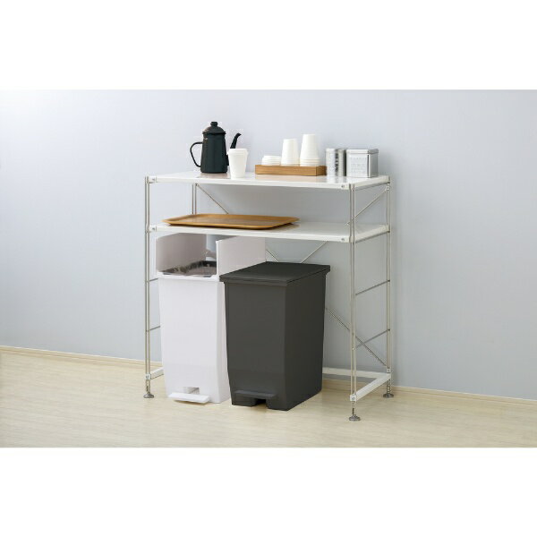 GPRB050 H＆H棚下で使えるペダルダストボックス45L DGY