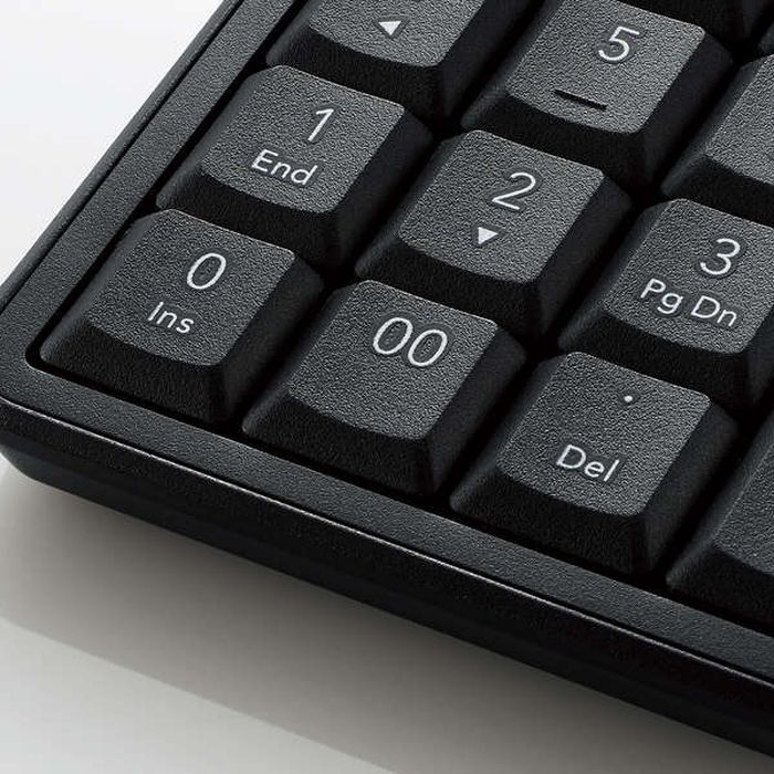 エレコム テンキー ワイヤレス 無線 Bluetooth 抗菌 静音 ブラック TK-TBM023SKBK(1個)