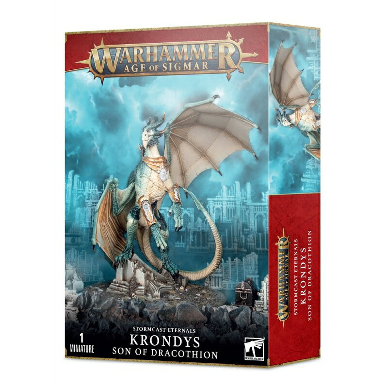 ゲームズワークショップ STORMCAST ETERNALS: KRONDYS SON OF DRACOTHIAN ストームキャスト・エターナル：“ドラコシオンの子”クロンディス ウォーハンマー