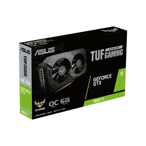 ASUS グラフィックボード TUF-GTX1660TI-O6G-EVO-GAMING