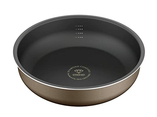 アイリスオーヤマ IRIS フライパン 28cm PDCI-S28 チェスナットブラウン ディープラスシリーズ