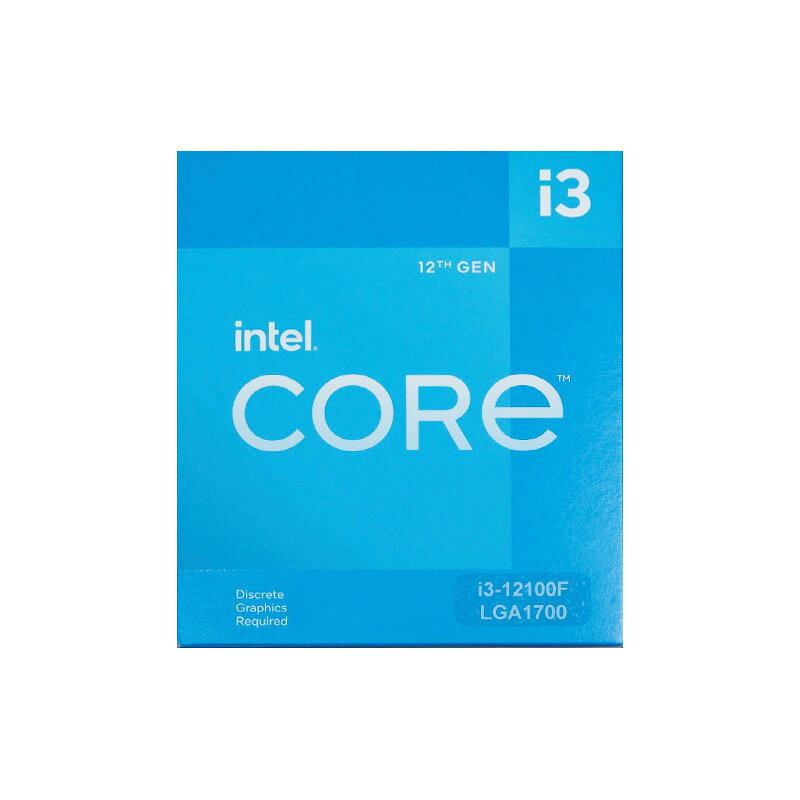楽天市場】intel プロセッサー Core i3-12100F BOX BX8071512100F