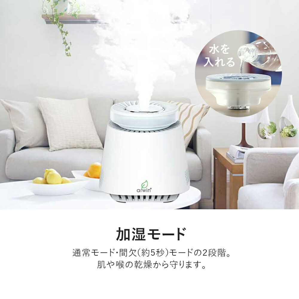 アーウィンジャパン USB加湿空気清浄機 AAP-K9