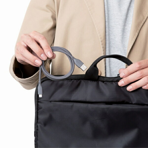 エレコム iPhone充電ケーブル ライトニング USB-A 2m 高耐久 グレー MPA-UALSS20GY(1個)