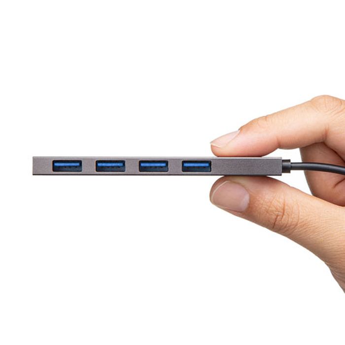 SANWA SUPPLY USB3.2 Gen1 4ポート スリムハブ USB-3H423SN