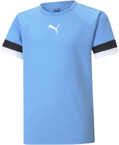 PUMA キッズ サッカー TEAMRISE ゲームシャツ JR 120-160cm 705140 Team Light Blue-Puma Black-Puma White 140