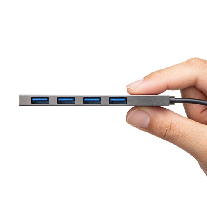 SANWA SUPPLY USB Type-C 4ポートスリムハブ USB-3TCH25SN