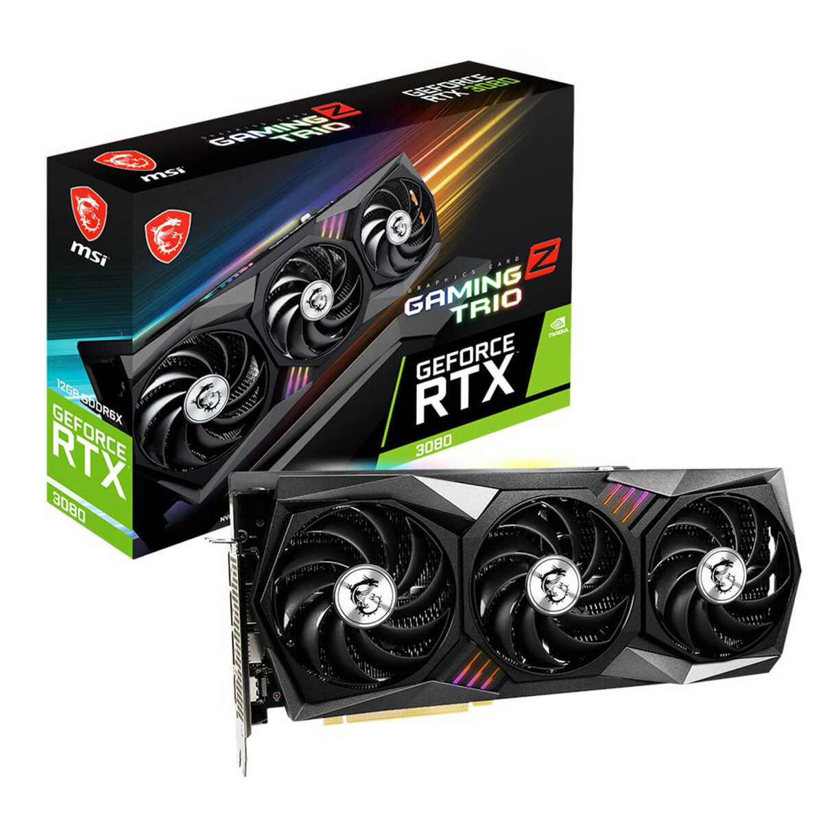MSI グラフィックボード GEFORCE RTX 3080 GAMING Z TRIO