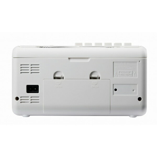 WINTECH モノラルラジカセ ホワイト SCT-M110