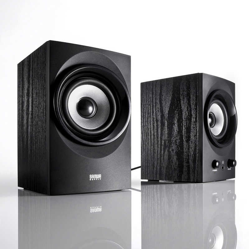 SANWA SUPPLY ハイパワーUSBスピーカー MM-SPU9BKN