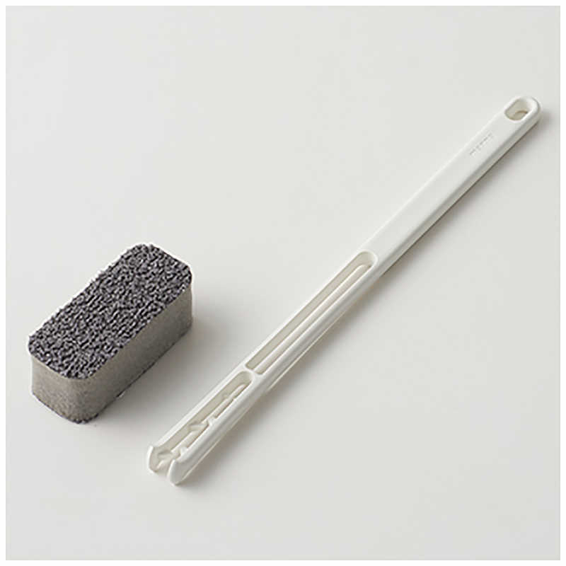 マーナ K755GY グレー ボトル洗いスポンジ スリム
