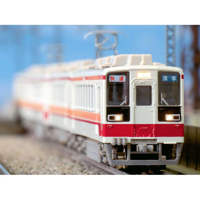 グリーンマックス　東武6050系　更新車　新ロゴマーク基本4両編成セット　動力付 N) 4554 東武6050系 更新車 新ロゴマーク付き 増結用先頭車2両