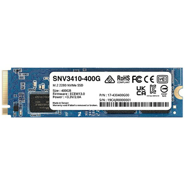 Synology NAS専用 SSD SNV3410-400G