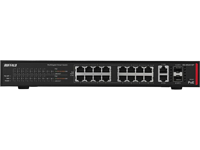 楽天市場】バッファロー BUFFALO スマートスイッチ 16ポート BS
