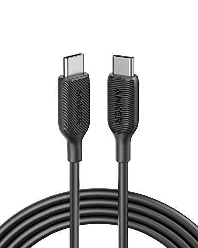 Anker PowerLine III USB-C & USB-C 2.0 ケーブル (1.8m ブラック)