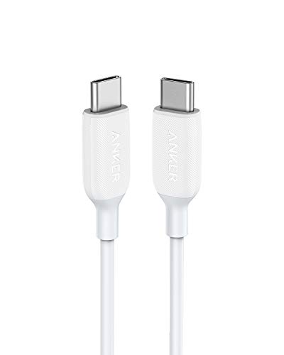 Anker PowerLine III USB-C & USB-C 2.0 ケーブル (0.9m ホワイト)