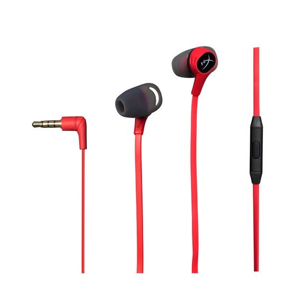 ハイパーエックス｜HYPERX ゲーミングヘッドセット Cloud Earbuds レッド 4P5J5AA φ3.5mmミニプラグ /両耳 /イヤホンタイプ