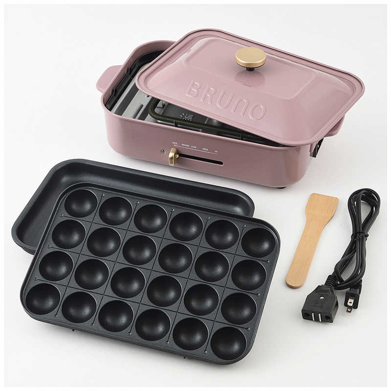 BRUNO コンパクトホットプレート シェルパープル BOE021-SPL
