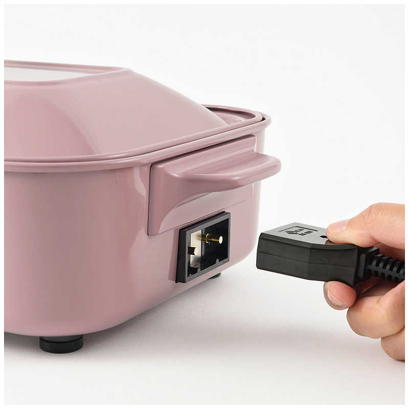 BRUNO コンパクトホットプレート シェルパープル BOE021-SPL