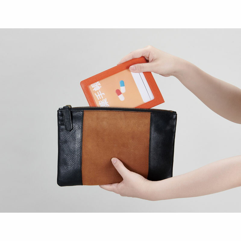 ゼニス 保険証・お薬手帳ケース HC-85