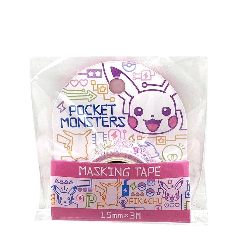 マスキングテープ ポケモンA 1.5cm×長さ3m 100均一 100均