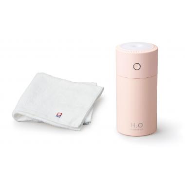 アペックスハート モイスチャー 加湿器 PK ＆今治タオル ピンク 中