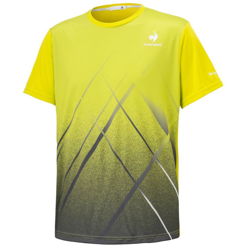 ルコック lecoqsportif テニス TEAM GRAPHIC GAME SHIRT メンズ QTMTJA93-GYW
