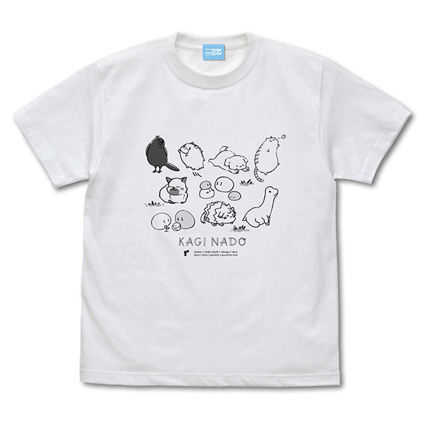 かぎなど マスコット Tシャツ/WHITE-L コスパ