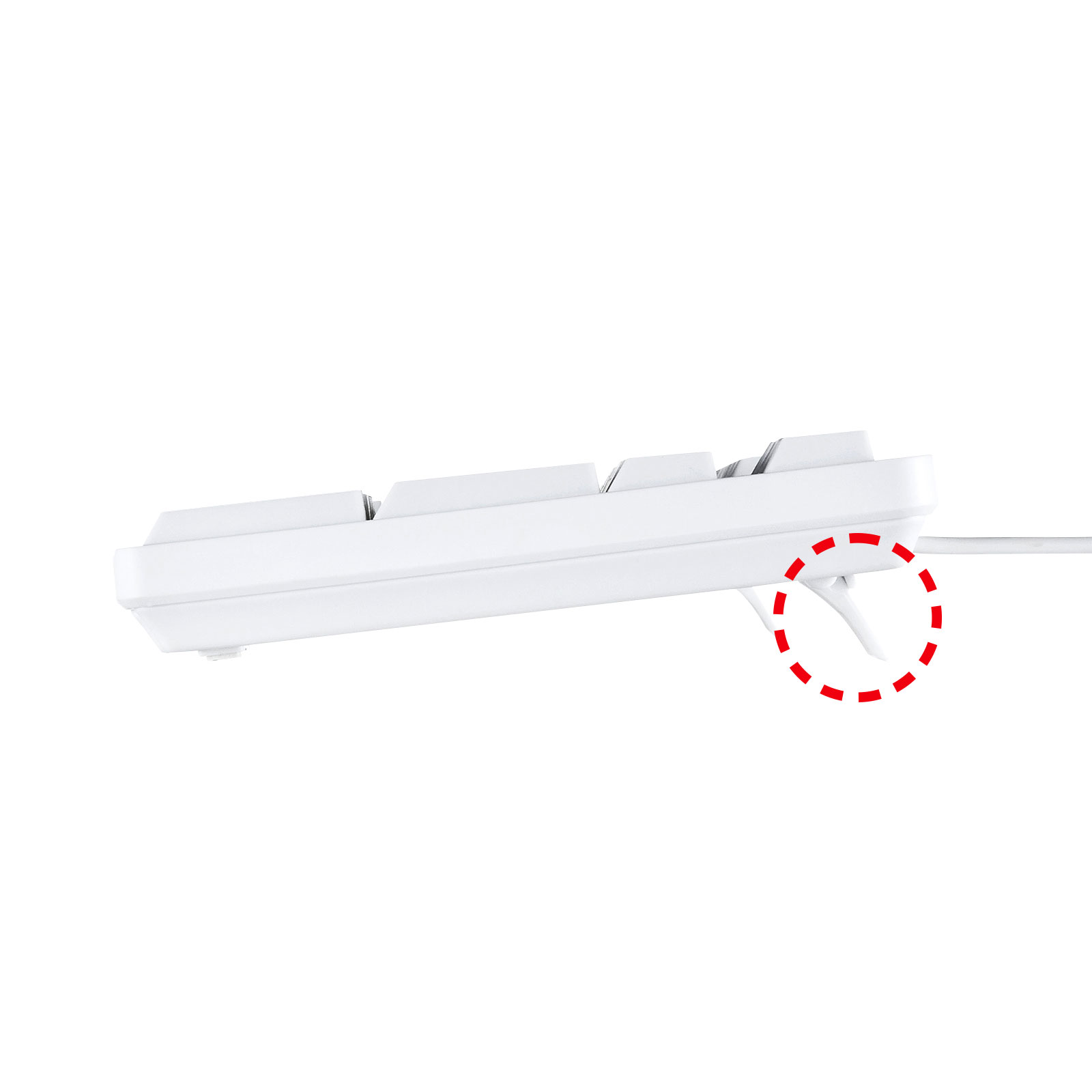 SANWA SUPPLY USBキーボード ホワイト SKB-L1UN