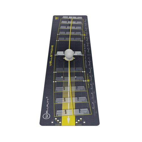 楽天市場】Wellputt ウェルパット ゴルフパターマット WELLPUTT-MAT 3M
