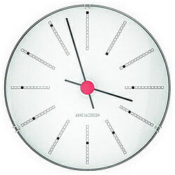 アルネ ヤコブセン Bankers Wall Clock 12cm white クォーツ 電池式 クロック 掛時計 AJ43688 アナログ ホワイト 白