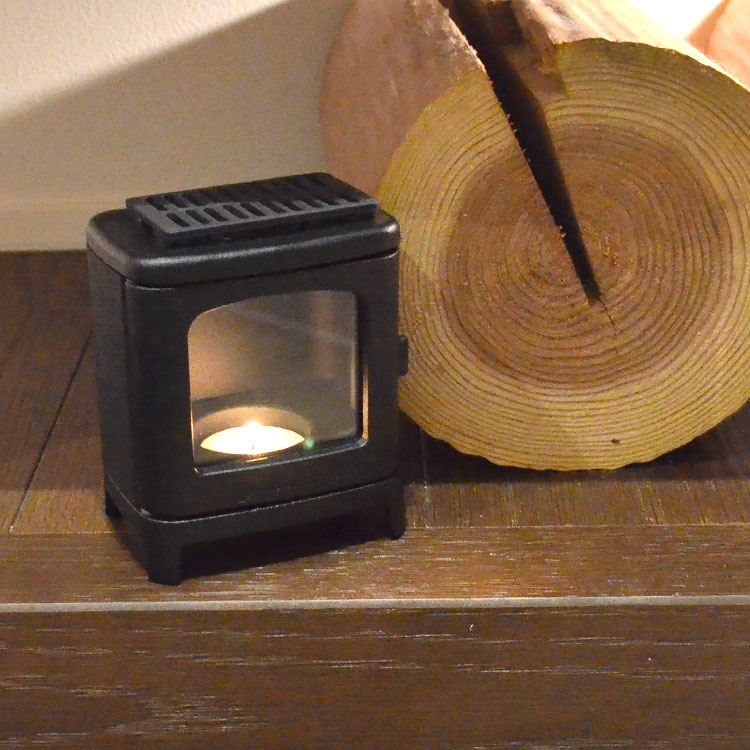 カメヤマ/ちいさなまきストーブセット/SJ907-00-20 07 キャンドルホルダー・スタンド キャンドルランタン