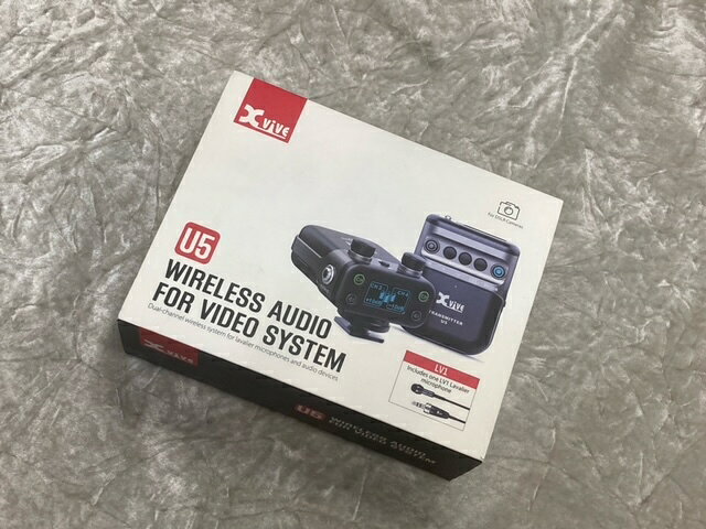 訳あり品■xvive ワイヤレスピンマイク 1個セット 送受信機 バッテリーセット