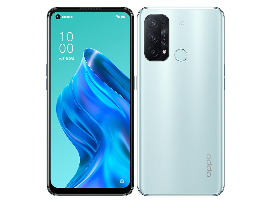 OPPO オッポ Reno5 A 128GB アイスブルー A103OP Y!mobile