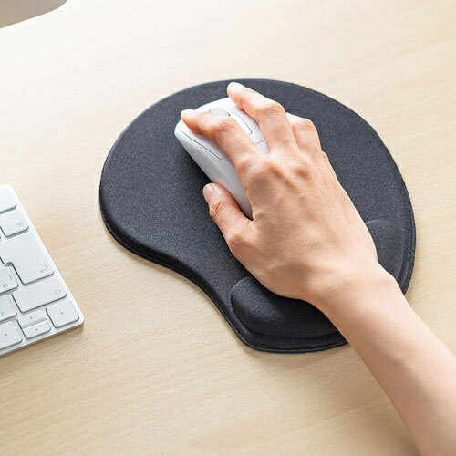 リストレスト付マウスパッド MPD-MU4BK