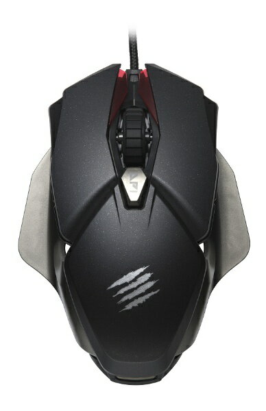 MAD CATZ｜マッドキャッツ ゲーミングマウス B.A.T.6+ 両利き MB05DCINBL000-0J 光学式 /有線 /10ボタン /USB
