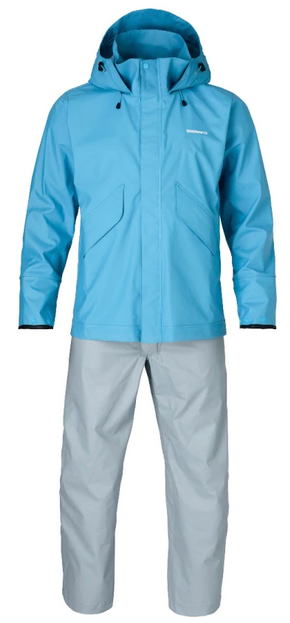 シマノ RA-301V マリンスーツ XL ブルー 楽天市場】シマノ シマノ レインウェア マリンスーツ RA-301V ブルー