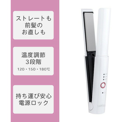 丸隆 LAVIEL Cordless ストレートアイロン LV-CL-SI