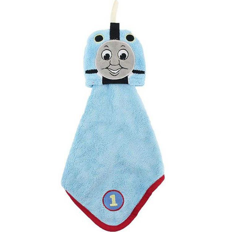 マイクロ ループタオル 吊り下げ マスコットタオル きかんしゃトーマス マスコットトーマス 丸眞 お手拭きタオル 抗菌防臭