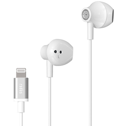 Radius Ne Lightningイヤホン ホワイト HP-NEL12W