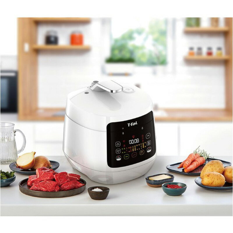 楽天市場】T-FAL 電気圧力鍋 ラクラ・クッカー コンパクト ホワイト 3L