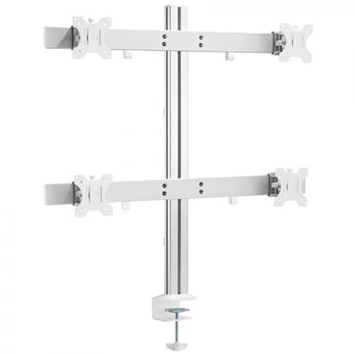 STARPLATINUM TVSOFBA140S 快適ワークのモニターアーム 13-32インチ対応 4画面 BA140 シルバー | オフィス オフィス家具